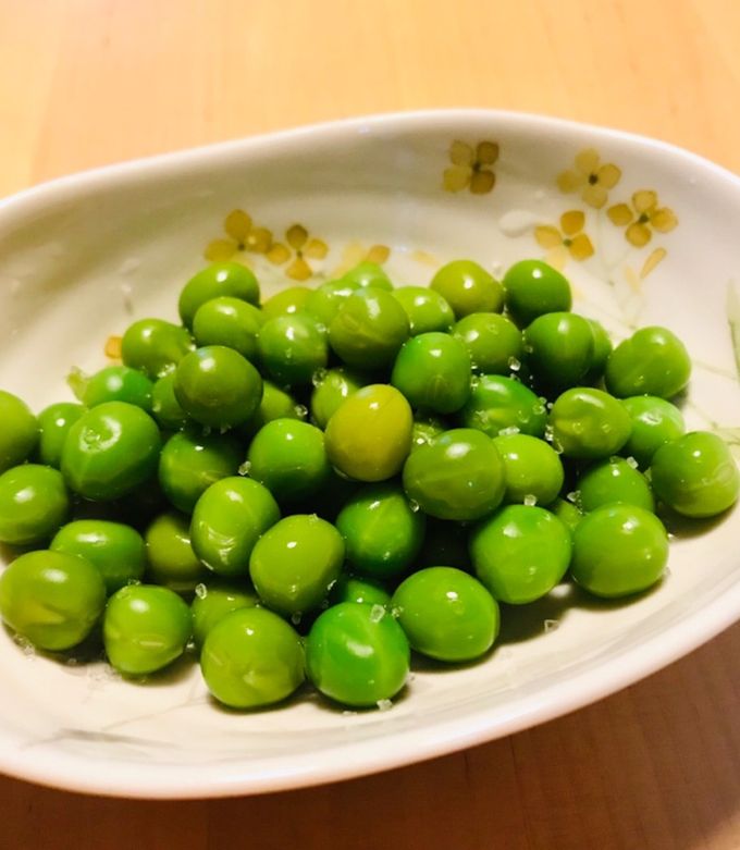 農家直伝☆おつまみグリンピース by りぽっけ 【クックパッド】 簡単