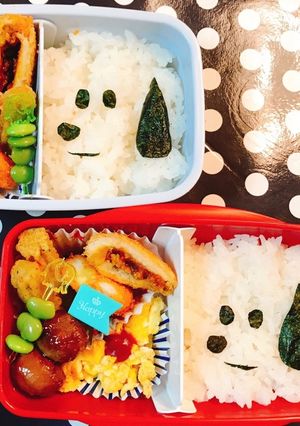 JKが作った「スヌーピー弁当」-レシピのメイン写真