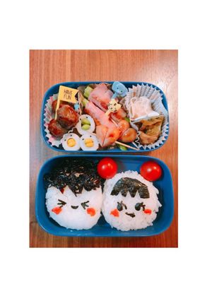 JKが作った「ニコニコ弁当」-レシピのメイン写真
