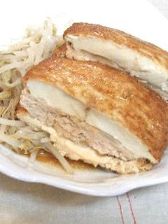 厚揚げのはさみ焼き-レシピのメイン写真