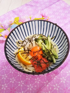 パスタのタレで★簡単レンチン釜玉うどん-レシピのメイン写真