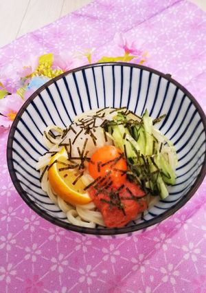 パスタのタレで★簡単レンチン釜玉うどん-レシピのメイン写真