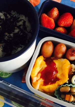 お好み焼き弁当-レシピのメイン写真