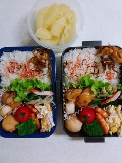 ☆高校生娘と私のお弁当☆32-レシピのメイン写真