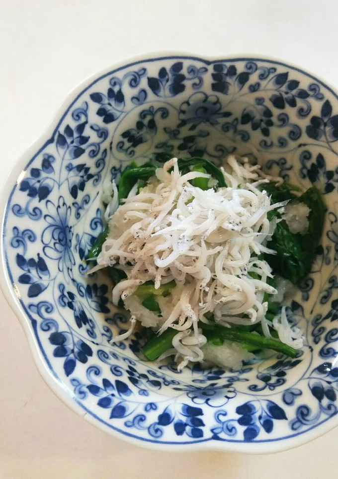 しらす 大根おろし ほうれん草 めんつゆ-レシピのメイン写真