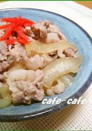 あっさり甘め☆つゆだく豚丼-レシピのメイン写真