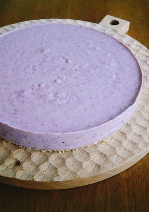 ブルーベリーのレアチーズケーキ-レシピのメイン写真