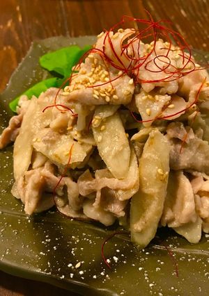 レンジで5分♡ごぼうと豚肉の味噌煮-レシピのメイン写真