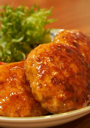 鶏つくねのヘルシー照り焼き-レシピのメイン写真
