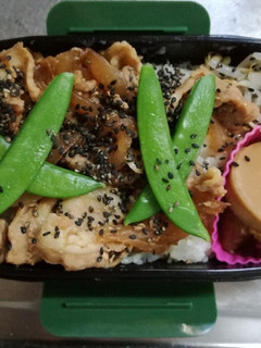 ◎旦那弁当◎その⑥『しょうが焼き丼』-レシピのメイン写真