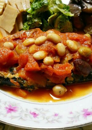 いわしとサラダ豆のトマト煮-レシピのメイン写真