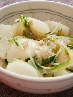 かぶと水菜のツナあんかけ煮-レシピのメイン写真