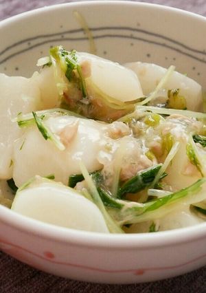 かぶと水菜のツナあんかけ煮-レシピのメイン写真