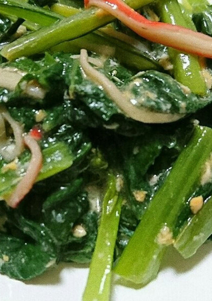 小松菜と玉子とカニカマのあんかけ炒め-レシピのメイン写真