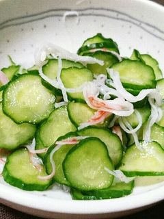 きゅうりとカニカマの酢の物*生姜風味-レシピのメイン写真