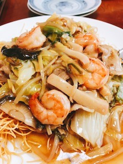 自家製あん・春キャベツの皿うどん-レシピのメイン写真