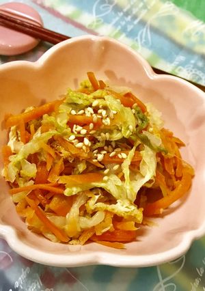 人参美味しくマヨポン和え・食べ方自由自在-レシピのメイン写真