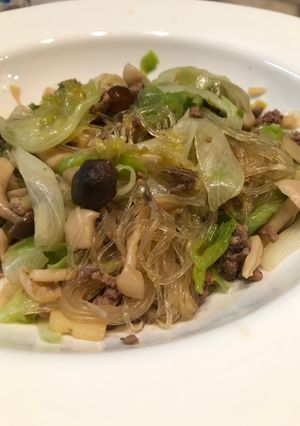 簡単！和風＊柚子胡椒のレタス麻婆春雨-レシピのメイン写真