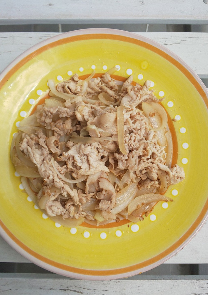 豚肉と玉ねぎの炒めもの-レシピのメイン写真