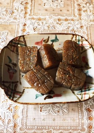 精進料理こんにゃくの善光寺焼き-レシピのメイン写真