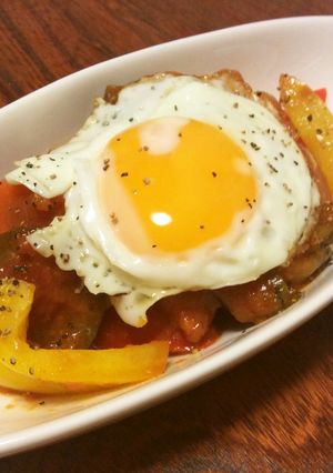鮭うま煮と季節野菜のラタトゥイユ丼-レシピのメイン写真