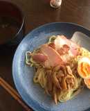 ランチ♪つけ麺♪市販の生麺スープ付き