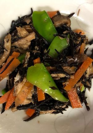 ひじき煮 in 鯖水煮缶-レシピのメイン写真
