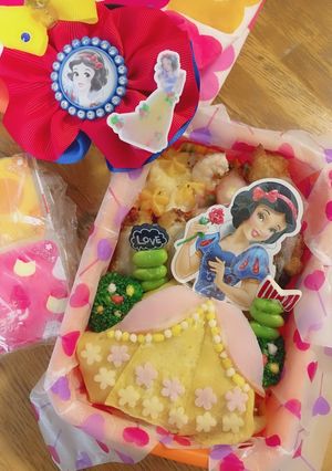 プリンセス弁当♡白雪姫 ドレス弁当♡-レシピのメイン写真