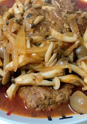 煮込みハンバーグ-レシピのメイン写真