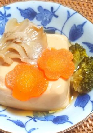 豆富といろいろ麺つゆ煮-レシピのメイン写真
