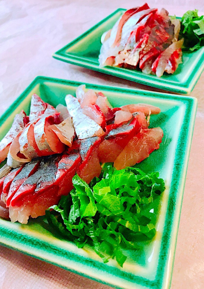 中骨抜き不要！5枚下ろしで鯵の刺身-レシピのメイン写真