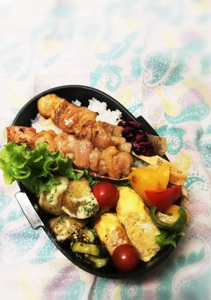 高校男子弁当♡焼き鳥のっけ丼-レシピのメイン写真