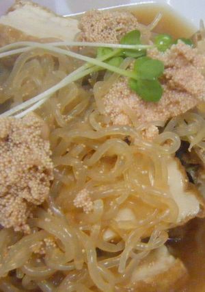 ヘルシー！和風☆白滝・たらこと豆腐の煮物-レシピのメイン写真