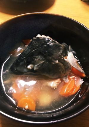 サクラマスのあら汁-レシピのメイン写真