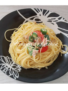 冷製パスタ令和Ver. 冷製カルボナーラ-レシピのメイン写真