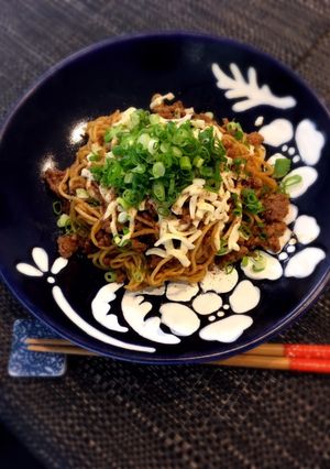 簡単ランチ！汁なし担々麺風焼きそば-レシピのメイン写真