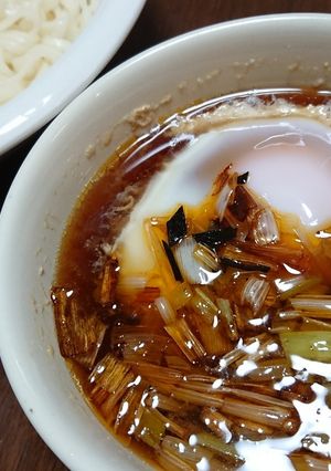 焦がしネギのつけうどん-レシピのメイン写真