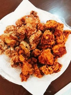 ビニール袋で簡単キムチ風味鶏唐揚げ-レシピのメイン写真