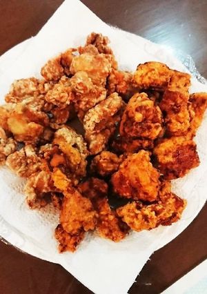 ビニール袋で簡単キムチ風味鶏唐揚げ-レシピのメイン写真
