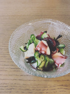 たことワカメの酢の物-レシピのメイン写真