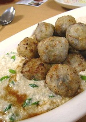 レンコン団子を豆腐あんに浮かべて-レシピのメイン写真