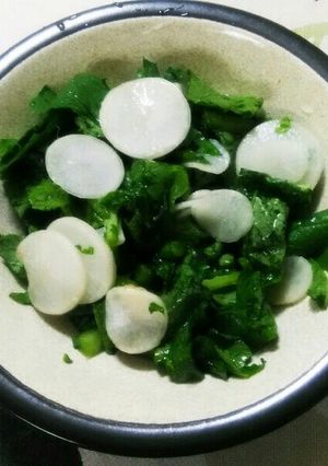間引き大根の梅酢和え-レシピのメイン写真