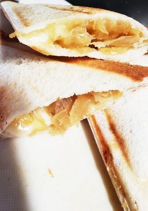 きんぴらチーズのホットサンド！-レシピのメイン写真