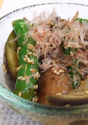 ヘルシー夏野菜のピリ辛おひたし-レシピのメイン写真