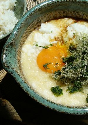 サクサク山かけ★山芋or長芋とろろごはん-レシピのメイン写真