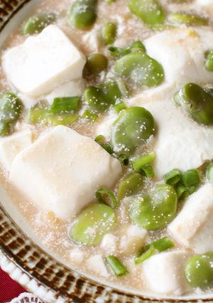 ソラマメと豆腐の中華あんかけ-レシピのメイン写真