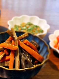田舎風きんぴらごぼう-レシピのメイン写真