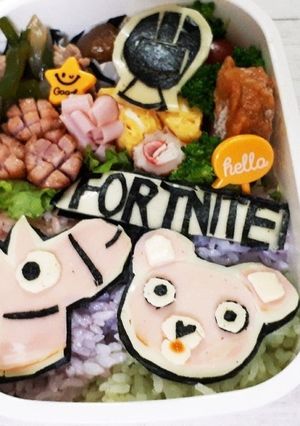 キャラ弁　フォートナイト3-レシピのメイン写真