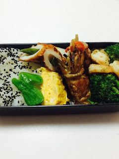 148、ブロッコリーと海老のリメイク弁当-レシピのメイン写真