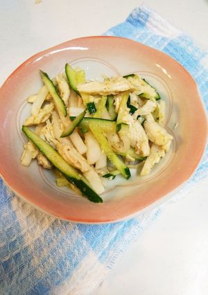 ささみときゅうりの中華サラダ♪-レシピのメイン写真